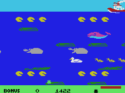 Frogger II: Threedeep screenshot 3 for Colecovision